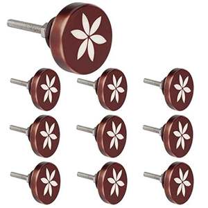 Poignées de porte rondes blanches avec forme et taille de couleur personnalisées Fabriquées en Inde - Product Image 2