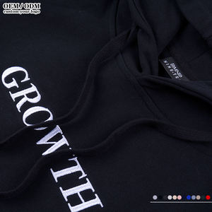 Léger 280 GSM Hoodies Confortable Coton Unisexe Sweats Casual Wear Prix Usine En Gros Logo Personnalisé Vêtements - Product Image 3