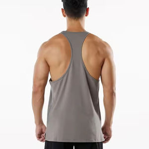 <b>Men</b> <b>Stringer</b> Tank Top for Gym Workout Bodybuilding Fitness <b>Vest</b> Lightweight Training Sleeveless Shirt Activewear - Product Image 2