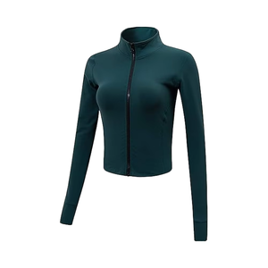 Chaqueta de Mujer de Alta Calidad, Control de Calidad, Spandex, Poliéster, Cómoda, Cortavientos, Manga Larga, Cierre de Cremallera - Product Image 1