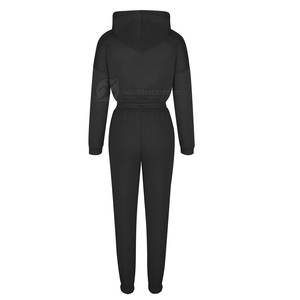Survêtements courts grande taille XL personnalisés pour femmes, hauts courts et longs avec col à capuche, meilleures ventes - Product Image 2