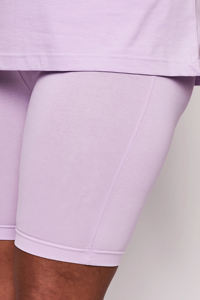 Ensemble short personnalisé pour femmes Chemise coupe ample avec short de motard pour femmes Ensemble d'été surdimensionné Ensemble deux pièces décontracté pour femmes vente en gros - Product Image 3