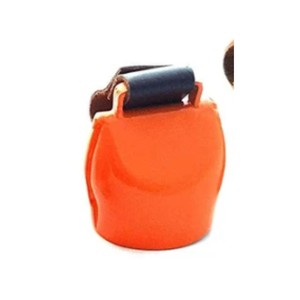 Hand Painted Orange nhôm cowbell với âm thanh chất lượng cao handmade tốt nhất bán sắt bò treo chuông cho chó mèo cừu lạc đà - Product Image 3