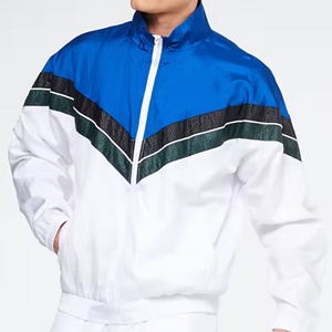 2025 personnalisé hommes survêtement coupe-vent tenues Nylon ensemble costume Sport veste piste Jogging demi fermeture éclair survêtements pour hommes - Product Image 2
