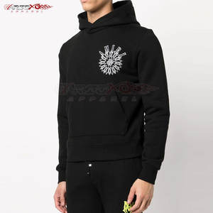 ชุดวอร์มประดับพลอยเทียมสำหรับผู้ชายมีซิปสำหรับใส่เล่นกีฬาดีไซน์ตามสั่งชุดออกกำลังกายมีสไตล์ - Product Image 2