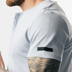 เสื้อยืดแฟชั่นลำลองสไตล์100% ผ้าฝ้ายสวมใส่สบายระบายอากาศได้ดีสำหรับทุกเพศเสื้อยืดแขนสั้นธรรมดา - Product Image 6