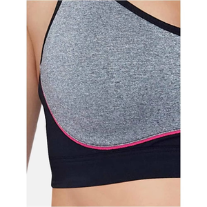 สปอร์ตบราบุนวมกันกระแทกสำหรับผู้หญิงมีซิปด้านหน้าสำหรับใส่เล่นกีฬาบราปรับเอวได้ทนทานเสื้อคู่ - Product Image 6