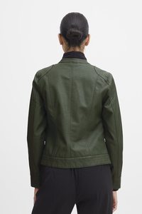 Chaquetas de Mujer a la Moda, Chaqueta de Motera de Cuero Genuino, Chaquetas de Cuero Genuino Hechas a Mano de Primera Calidad - Product Image 5