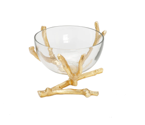 High Quality <b>Decorative</b> Brass Bowl Stand with & Leaf Designed for Home and Restaurants <b>Decoration</b> Uses - Product Image 1