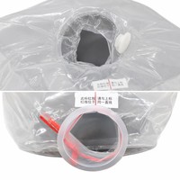 Sac de doublure en PE de 1000 L avec robinets, utilisé par les réservoirs IBC pour le transport, le stockage et l'emballage de divers liquides