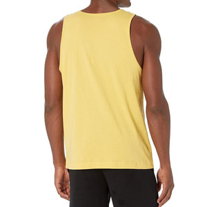 Custom LOGO Printing Men Blank Tank Top Men Plain 95% Cotton 5% Spandex Gym Muscle Bodybuilding <b>Stringer</b> <b>Vests</b> Men Fitness Wear - Product Image 2