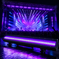 Barre LED linéaire stroboscopique extérieure 450W IP65 RGB+Blanc avec mappage de pixels, éclairage de scène DMX512 pour concerts et événements