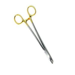 TC Olsen Hegar Soporte de Aguja Fórceps de Carburo de Tungsteno Quirúrgico Dental 14 cm Acero Inoxidable Aceptar Servicios OEM - Product Image 4