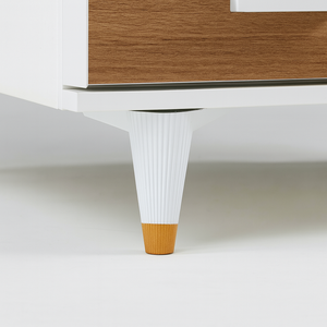 Patas de Muebles Cónicas Modernas de Plástico Resistente de 18 cm con Tapa Pintada, para Sofá y Sala de Estar - Product Image 2