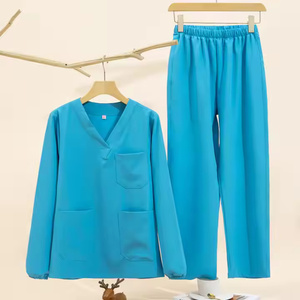 2025 personalizado médico uniformes de enfermería Joggers enfermera Hospital uniforme mujer Top Scrub traje mujeres uniformes conjuntos de moda - Product Image 2