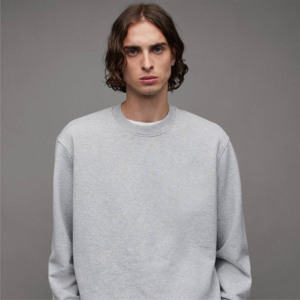 Sweat-shirt de haute qualité pour hommes 100% coton polaire épais vierge surdimensionné grande taille avec logo personnalisé - Product Image 2