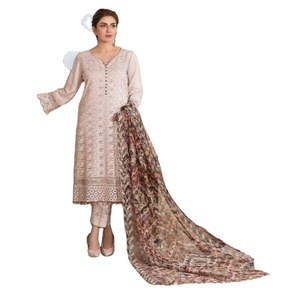 Tawakkal Volume Noor E Saba Tissu Viscose Formel Shalwar Kameez Costumes pour Filles pour Mariages Fêtes Styles Indiens Pakistanais - Product Image 1