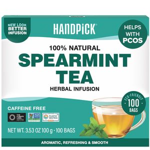 HANDPICK, Spearmint <b>Tea</b> Bags (100 Herbal <b>Tea</b> Bags) |Refreshing Mint <b>Tea</b> - Product Image 5