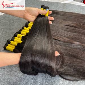 Super Venta Super Doble Raw Single Bulk Hair para Decolorar el Color Rubio Más Alto Extensiones de Cabello Vietnamita de Lujo - Product Image 1