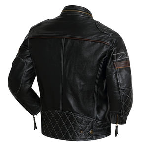 Nouvelle arrivée personnalisée pour hommes veste de motard de course en cuir imperméable et coupe-vent vêtements de sport d'hiver grande taille directs d'usine - Product Image 2