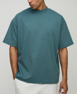 Oversized Premium Quality 220g Heavyweight Cotton Quick Dry Soft & Breathable Streetwear Solid Pattern <b>Tshirt</b> - Product Image 1