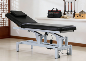 Fauteuil de massage électrique réglable en cuir synthétique moderne pour salon de beauté, <span class=keywords><strong>spa</strong></span>, tatouage, avec 2 moteurs - Product Image 4
