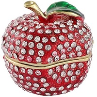 Boîte à bijoux en métal personnalisée faite à la main en or carré en forme de cristal violet pour filles, Kit de maquillage, boîte à souvenirs pour cadeau de mariage