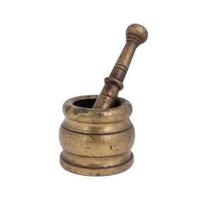 Bestest Quality Brass Pestle And <b>Mortar</b> Handmade Round Shape Grinder With Kitchen Cooking Tools Imam Dasta - Product Image 1