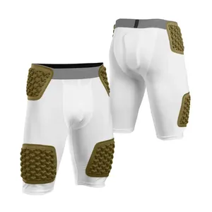 Custom Football Padded Girdles Pants with Custom logo Padded Football Girdle Hip and Thigh Protector Football Girdle Shorts Pant