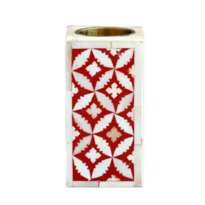 High Quality <b>Bone</b> Inlay Bakhoor Burner with Soft Edges and Square Shape Perfect for Table Office or Bedroom Use for Bulk Export - Product Image 1