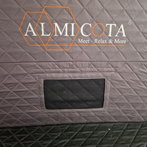 Tente de camping ALMICOTA portable, légère, imperméable, triple couche, deux chambres, trois saisons, pour 6-8 personnes, modèle Diamond, manuelle - Product Image 6