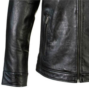 Diseña Tu Propia Chaqueta de Cuero para Hombre de Invierno con Logotipo Frontal, Alta Calidad, Manga Larga, Ecológica, Transpirable, Talla Personalizada, Estilo Vintage - Product Image 5