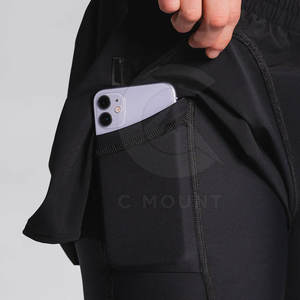 Pantalones cortos para correr personalizados para mujer, pantalones cortos transpirables de LICRA con cintura elástica para gimnasio, venta al por mayor - Product Image 4