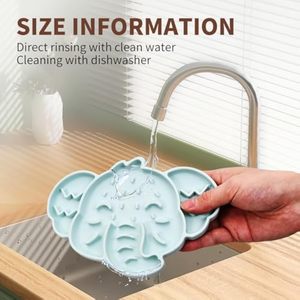<b>Silicone</b> licking <b>mat</b> for pets durable feeder pad improves digestion promotes calmness safe dishwasher safe non slip and reusable - Product Image 6