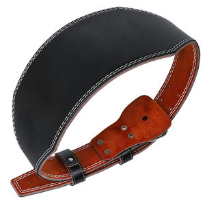 GAF Vente en gros Ceinture d'haltérophilie ajustable en cuir véritable PU personnalisée Ceinture d'haltérophilie en cuir de gymnastique personnalisée - Product Image 4