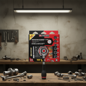 Juego de Llaves de Trinquete y Vasos Facom de 3/8'' (8 Piezas) - Product Image 3