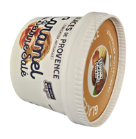 Gobelets en papier jetables et couvercles en PP 120cc/4oz en papier kraft pour l'emballage de crème glacée, biscuits sucrés et yaourt glacé - Vente en gros