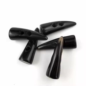 Shiny Natural Buffalo Horn <b>Toggle</b> Button Eco-Friendly Polished Technique for Coats by crescent crafts - Product Image 2