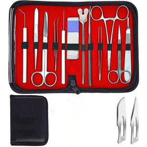 Kit de dissection chirurgical mineur personnalisé OEM de 12 pièces, manuel, réutilisable, en acier inoxydable de haute qualité, certifié CE - Product Image 1