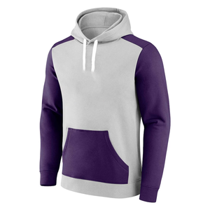 Sweat à capuche personnalisé color block en polyester/coton 200-320 grammes, molleton surdimensionné, écoresponsable, avec fermeture éclair intégrale, effet délavé à l'acide - Product Image 2