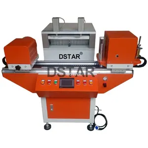 New Automatic Pneumatic Gilding Machine Foil Stamping Press for Book Edges Plate Card Print Flatbed Printer Hot Stamp