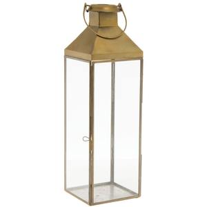 Linterna de madera para jardín con portavelas de vidrio para Patio para decoración del hogar, sala de estar, balcón, uso - Product Image 3