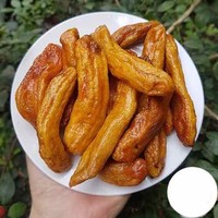 Bananes séchées en morceaux entiers Bananes séchées entières longues Banane vietnamienne Dessert au doigt