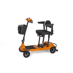 Scooter de mobilité ultraléger Monarch Genie, scooter de voyage léger de 4 mph, conception pliable rapide, autonomie de 9 miles, pour personnes handicapées, solide - Product Image 3