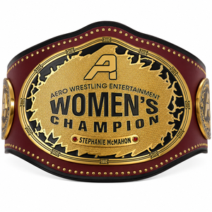 Cinturón de Campeonato de la Serie Signature del Hall of Fame 2026 de Stephanie McMahon para Mujer, Estilo Lucha Libre, 8 Pulgadas de Ancho, 42 Pulgadas de Largo - Product Image 1