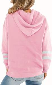 Sweat à capuche sport personnalisé pour femmes pull surdimensionné sweat à capuche de gymnastique court sweats en coton sweat à capuche d'entraînement mode - Product Image 3