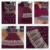 Haute qualité pakistanais tyle salwar kameez avec travail brodé lourd spécial fête porter nouveau design nyra coupe robe sharara ensemble