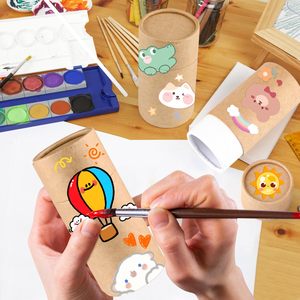 Biểu Tượng Tùy Chỉnh In Sang Trọng Vòng Thực Phẩm Ống Giấy Quần Áo Bao Bì Các Tông Khử Mùi Xi Lanh Kraft Ống Giấy - Product Image 6