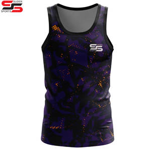Nouveau Sublimation imprimé sans manches débardeurs pour femmes Fitness sport entraînement musculation Gym Yoga vêtements tricoté tissu - Product Image 4