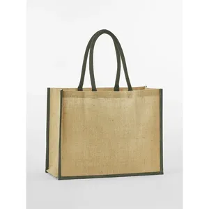 Bolsa de Yute Natural Sostenible con Acabado de Almidón, para Compras, Promociones y Merchandising - Product Image 6